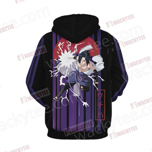 Naruto - Uchiha Sasuke Unisex 3D Hoodie