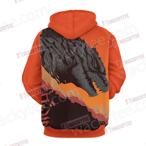 Godzilla King Of The Monsters Unisex 3D Hoodie