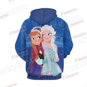 Frozen - Elsa And Anna 3D Hoodie