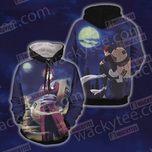 Naruto Gaara 3D Hoodie