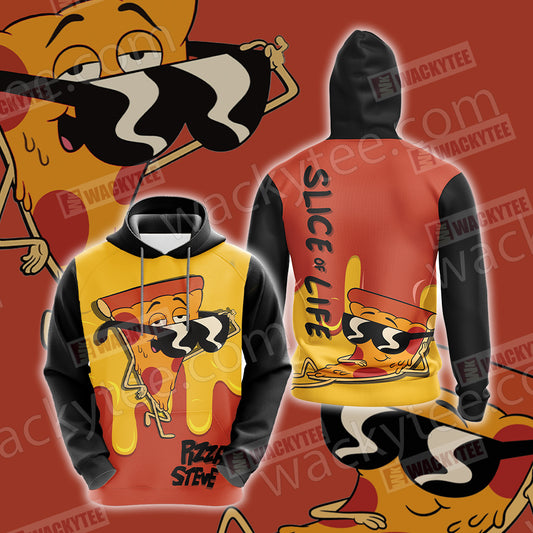 Pizza Slice Of Life Unisex 3D Hoodie