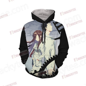 Steins;Gate - Okabe & Kurisu Unisex 3D Hoodie