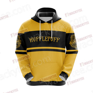 Harry Potter - Hufflepuff House Wacky New Style Unisex 3D Hoodie
