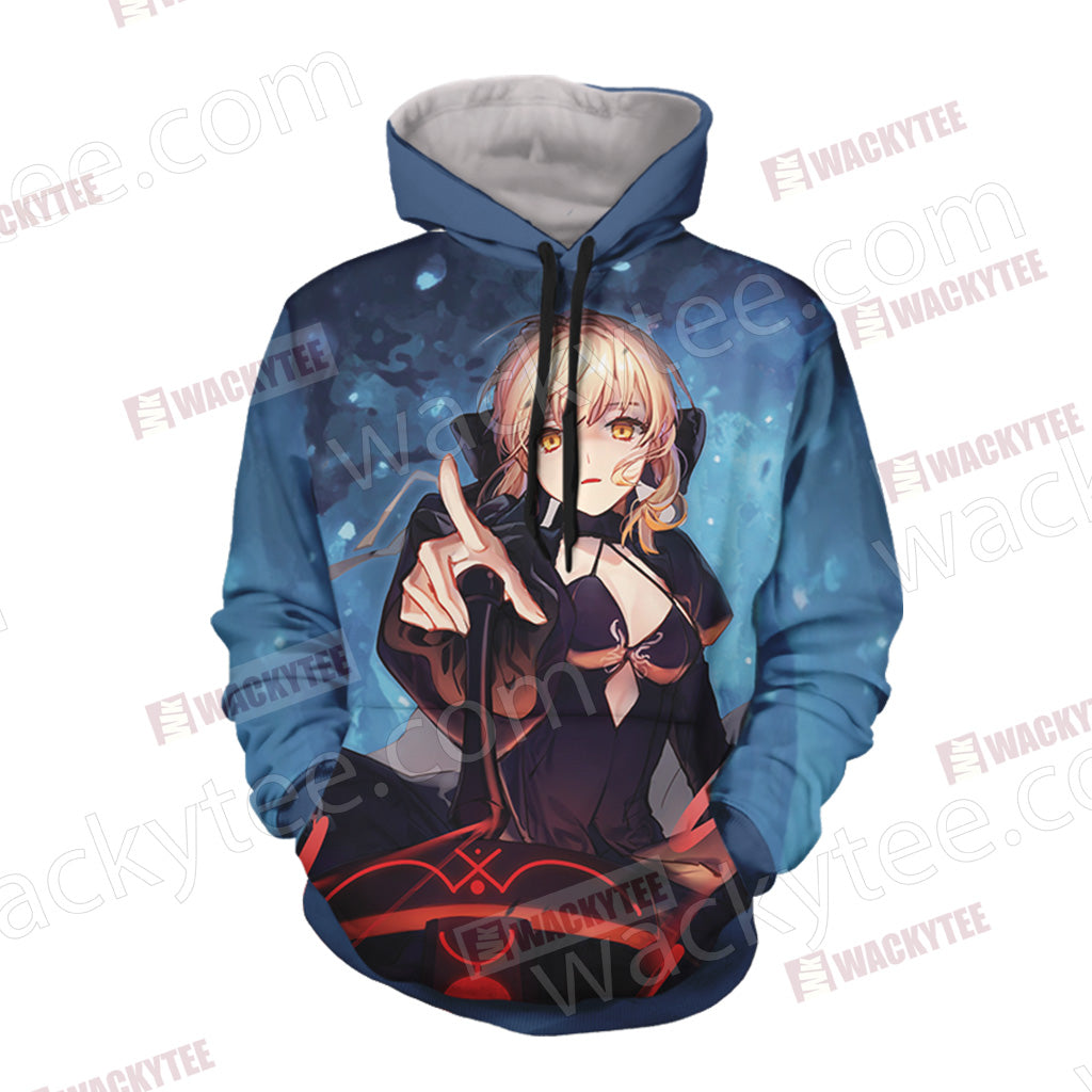 Fate Stay Night Saber Alter 3D Hoodie WackyTee