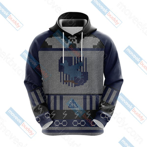 Harry Potter Wise Like A Ravenclaw Knitting Style Unisex 3D Hoodie