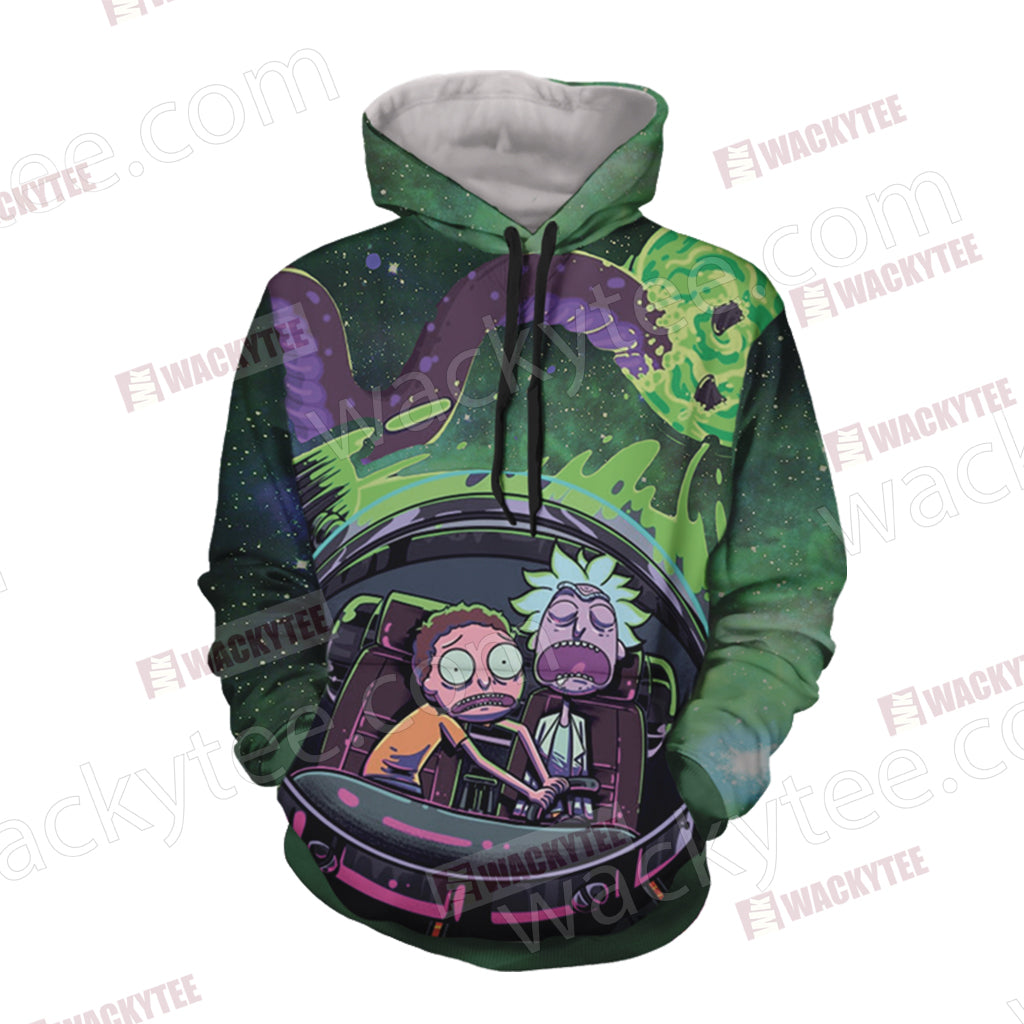 Rick and Morty Unisex 3D Hoodie
