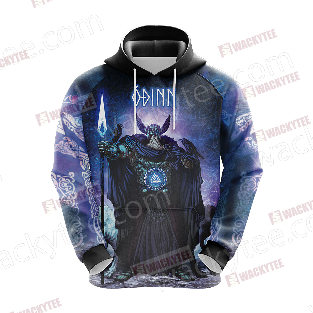 Odin - God Of War And Death Unisex 3D Hoodie