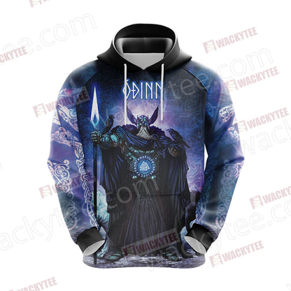 Odin - God Of War And Death Unisex 3D Hoodie