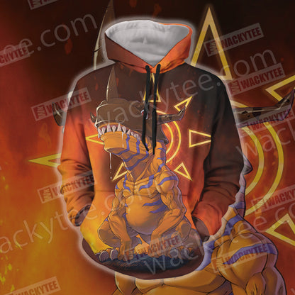 Digimon Greymon New 3D Hoodie