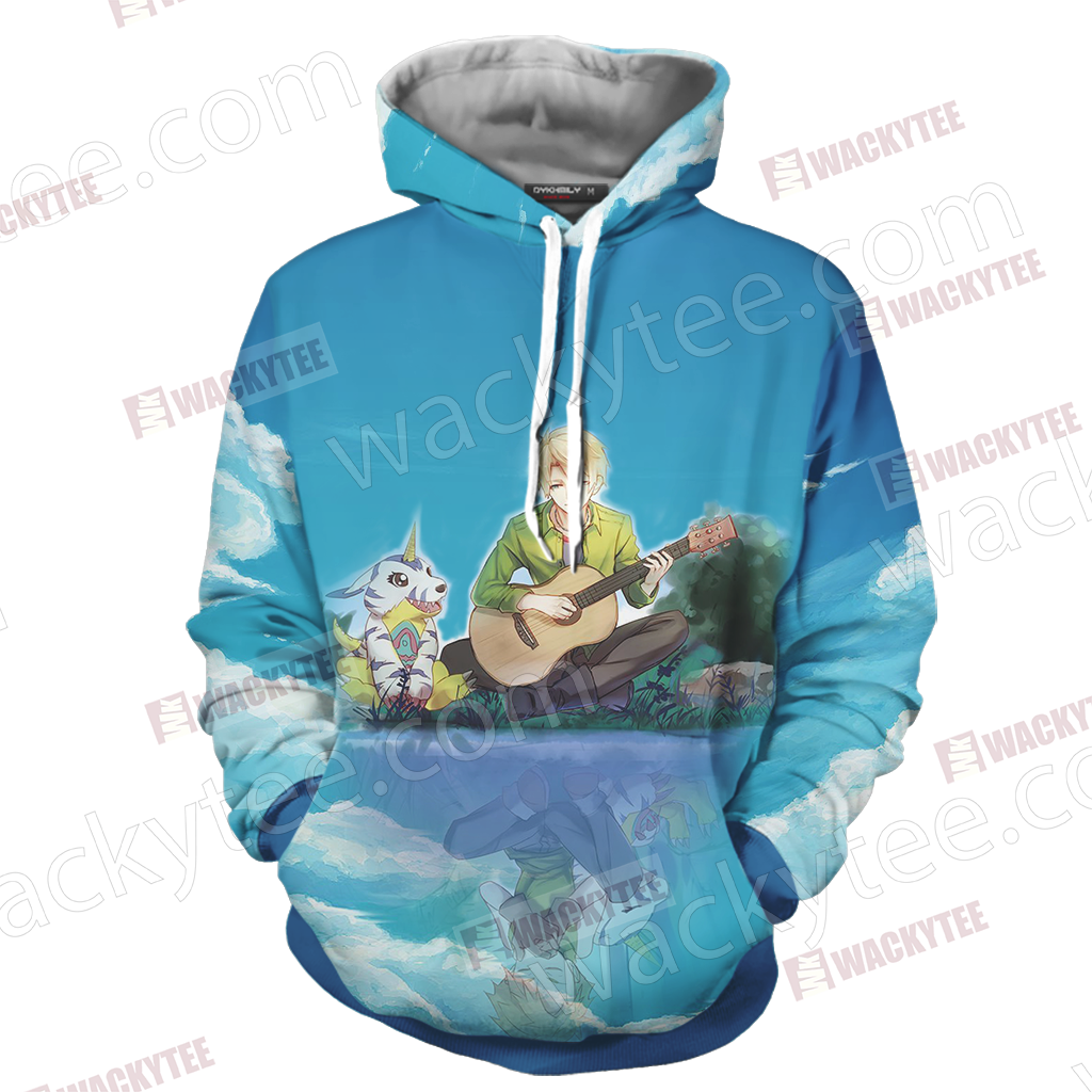 Digimon Matt And Gabumon 3D Hoodie