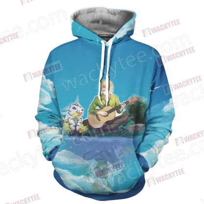 Digimon Matt And Gabumon 3D Hoodie
