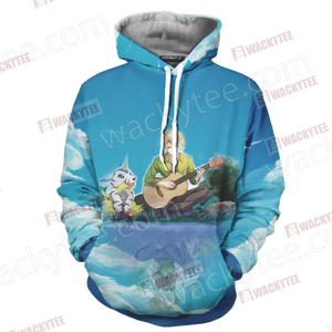 Digimon Matt And Gabumon 3D Hoodie