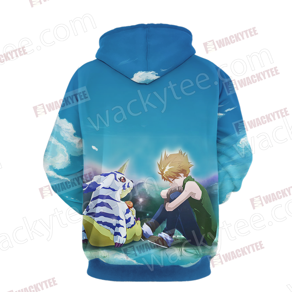Digimon Matt And Gabumon 3D Hoodie