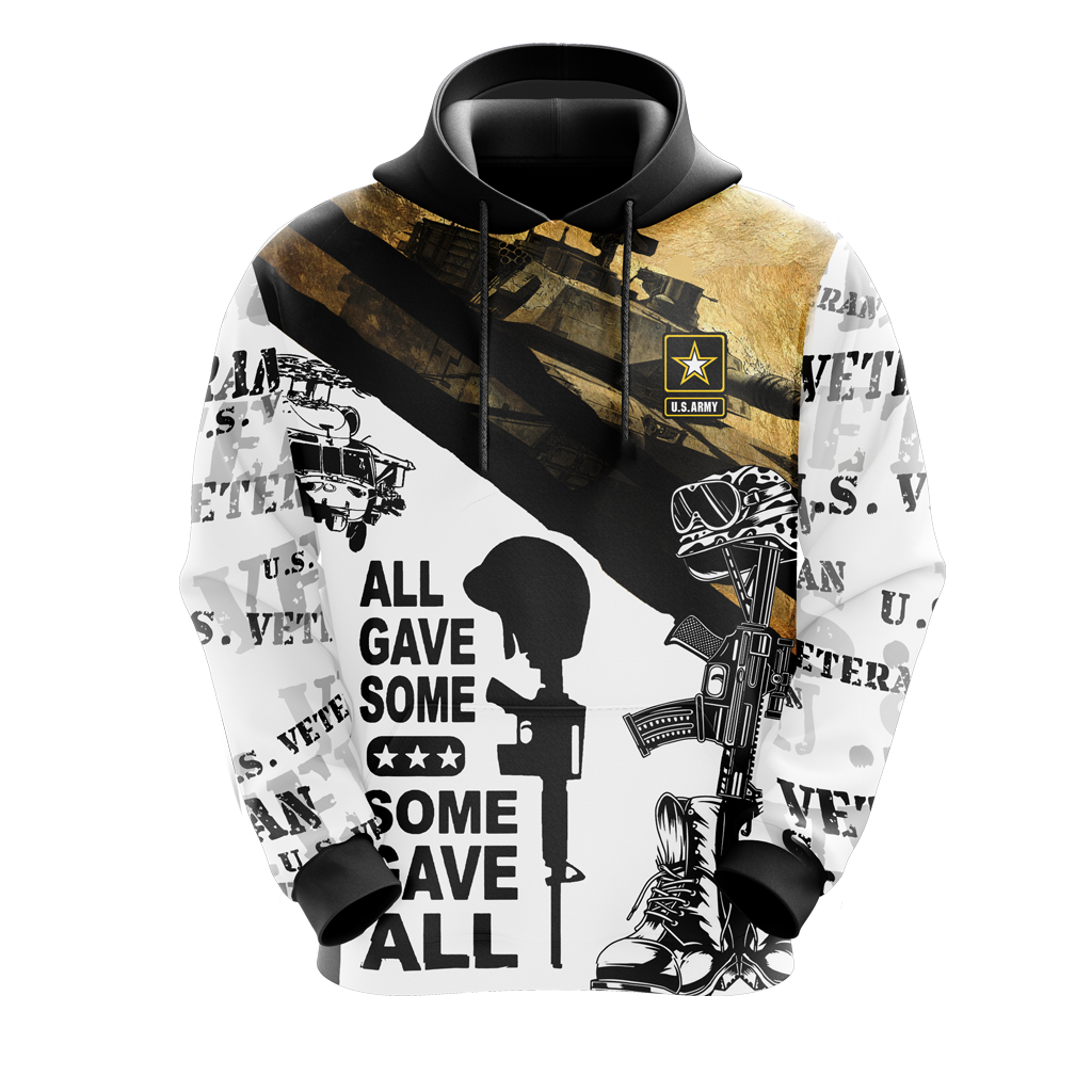 US Army Veteran T-shirt Zip Hoodie Hawaiian shirt