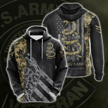 Molon Labe Come And Take Them Unisex 3D Pullover Hoodie