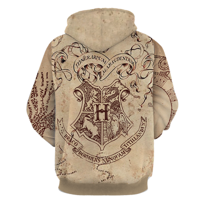 The Marauder's Map Harry Potter 3D Hoodie