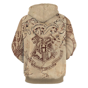 The Marauder's Map Harry Potter 3D Hoodie