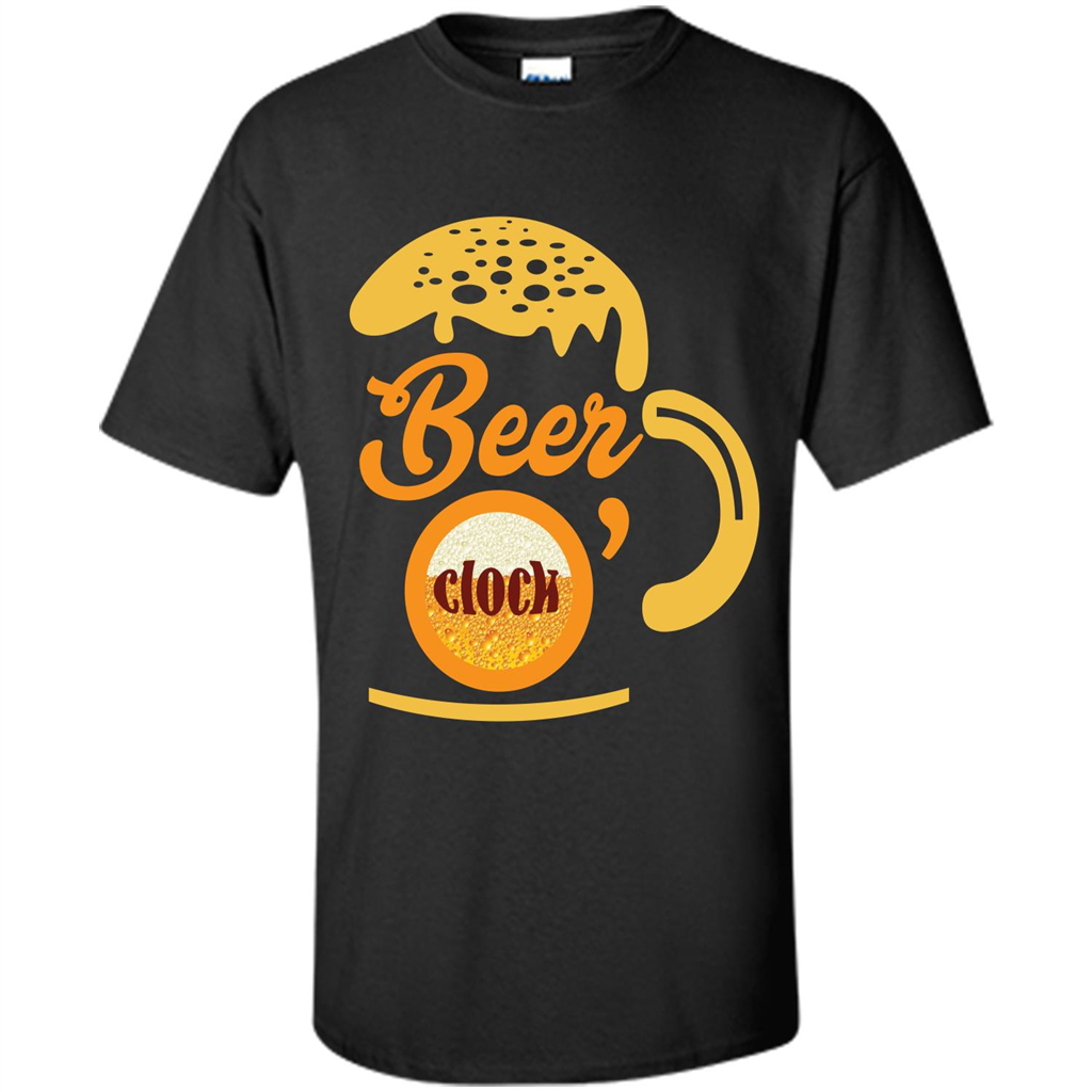 Beer T-shirt Beer O’clock Black