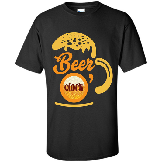 Beer T-shirt Beer O’clock Black