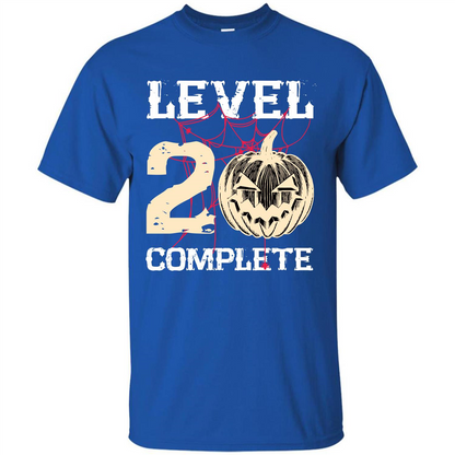 Halloween T-shirt Level 20 Complete Royal