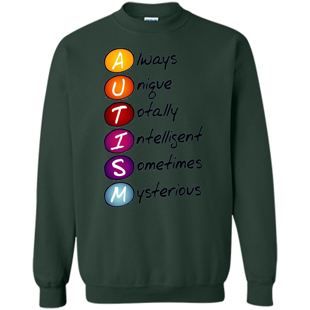 Autism Awareness Definition T-shirt Forest Green
