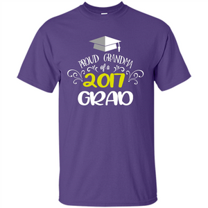 Graduation T-shirts Funny Tees Proud Grandma