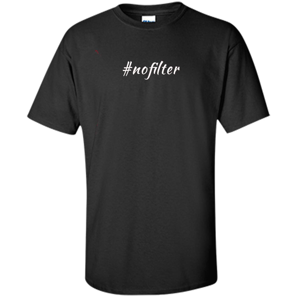No Filter T-shirt Black