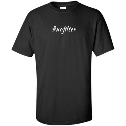 No Filter T-shirt Black