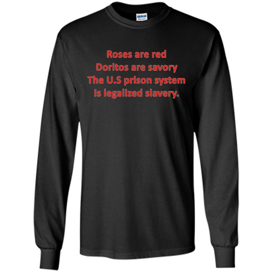 Roses Are Red Doritos Are Savory T-shirt Black