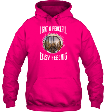 I Got A Peaceful Easy Feeling Shirt Unisex Heavyweight Pullover Hoodie Heliconia