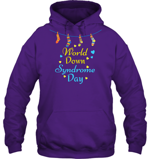 World Down Syndrome Day 21st March Gift  ShirtUnisex Heavyweight Pullover Hoodie