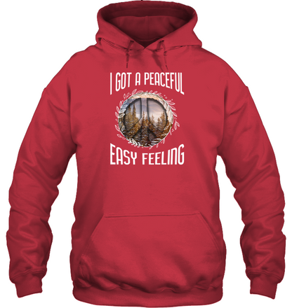 I Got A Peaceful Easy Feeling Shirt Unisex Heavyweight Pullover Hoodie Cardinal Red