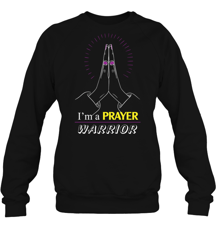 I Am A Prayer Warrior ShirtUnisex Fleece Pullover Sweatshirt