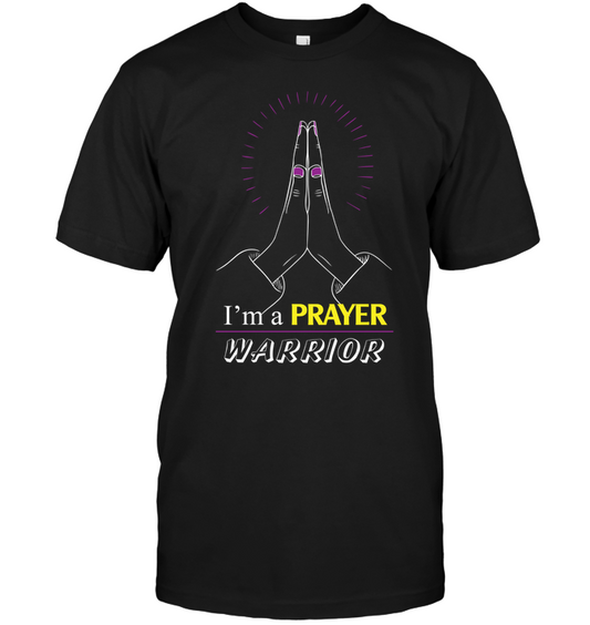 I Am A Prayer Warrior Shirt Unisex Short Sleeve Classic Tee Black