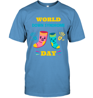 World Down Syndrome Day Hands And Stocks ShirtUnisex Short Sleeve Classic Tee