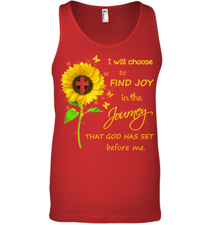 I Will Choose To Find Joy In The Jouney That God Has Set Before MeCanvas Unisex Ringspun Tank