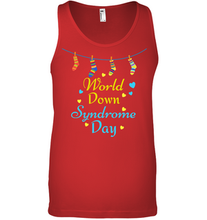 World Down Syndrome Day 21st March Gift  ShirtCanvas Unisex Ringspun Tank