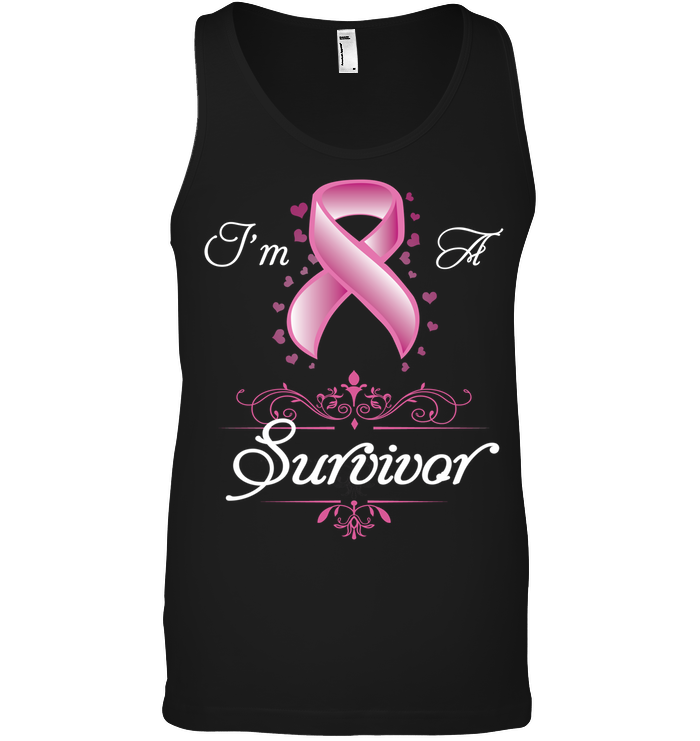 I Am A Survivor Breast Cancer Awareness ShirtCanvas Unisex Ringspun Tank