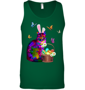 Cat Costume Bunnie Easter Day ShirtCanvas Unisex Ringspun Tank