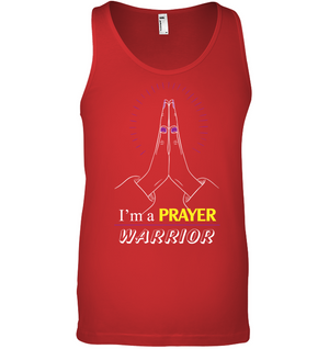I Am A Prayer Warrior ShirtCanvas Unisex Ringspun Tank
