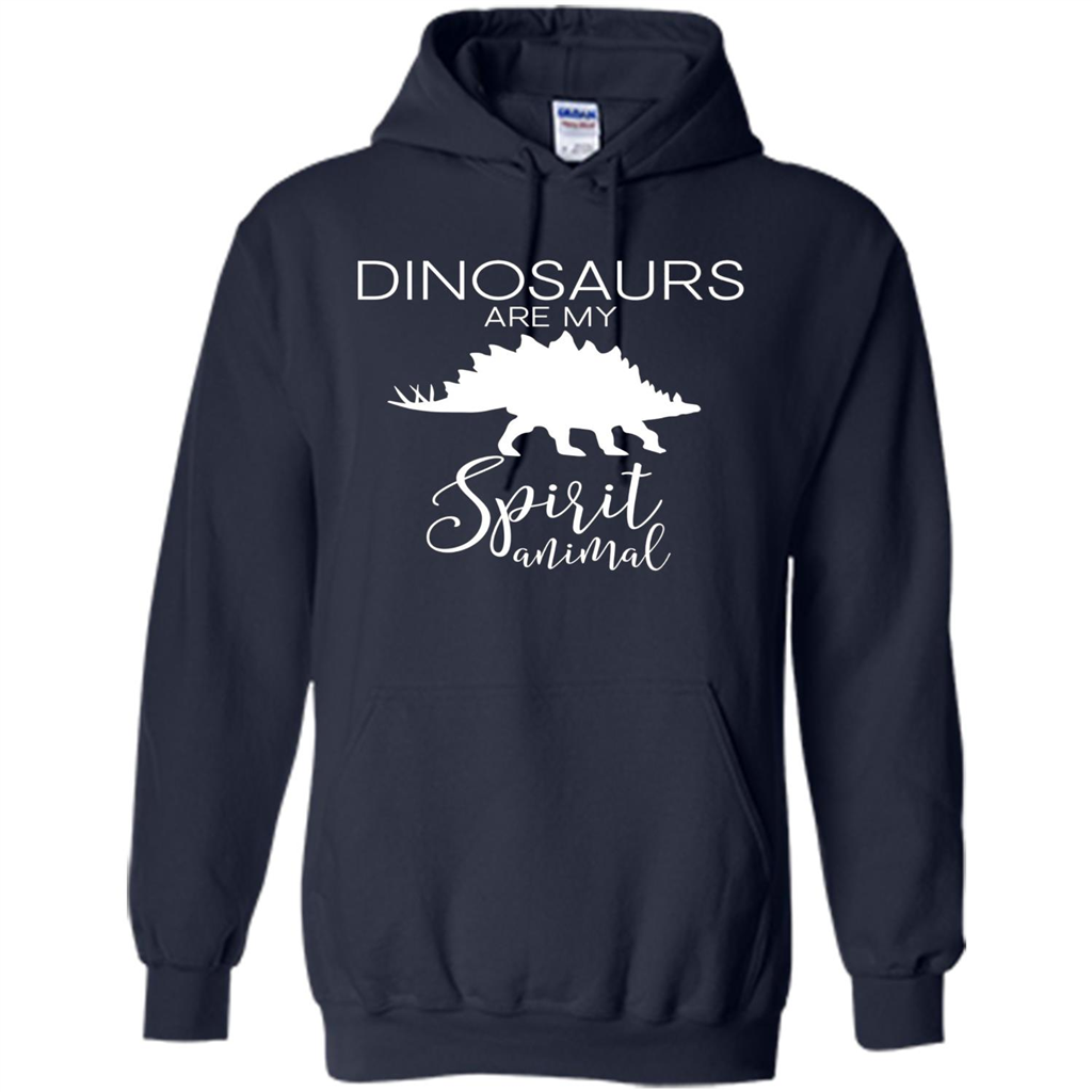 Dinosaur T-Shirt Dinosaurs Are My Spirit Animal Navy