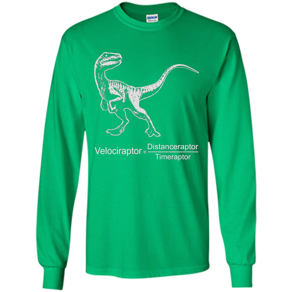 Velociraptor Distanceraptor Timeraptor T-shirt Irish Green