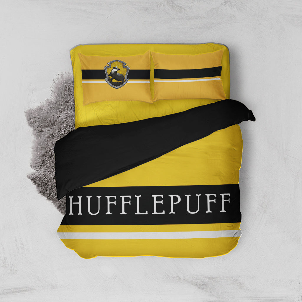Hufflepuff Harry Potter Simple Style Bed Set