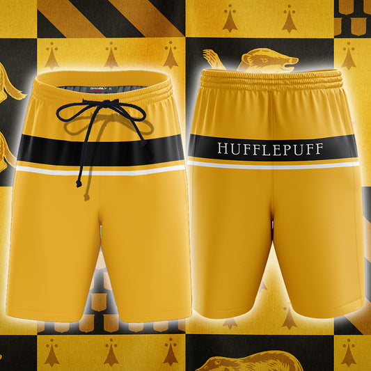 Hogwarts House Hufflepuff Harry Potter Beach Short