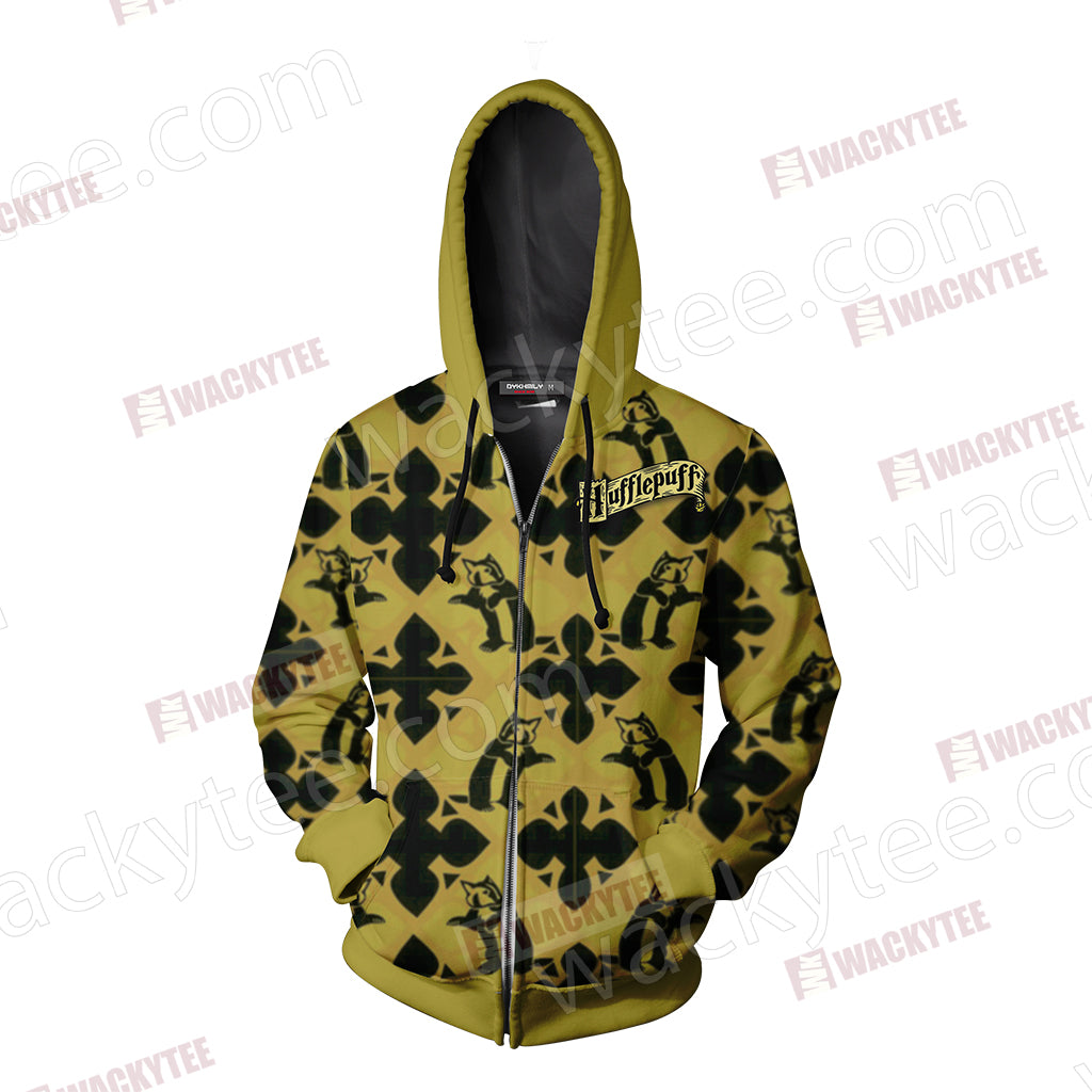 Harry Potter - Loyal Like A Hufflepuff Zip Up Hoodie