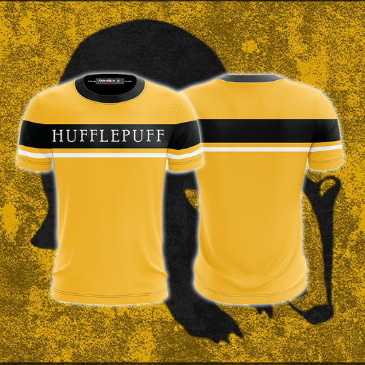 Hogwarts House Hufflepuff Harry Potter Unisex 3D T-shirt