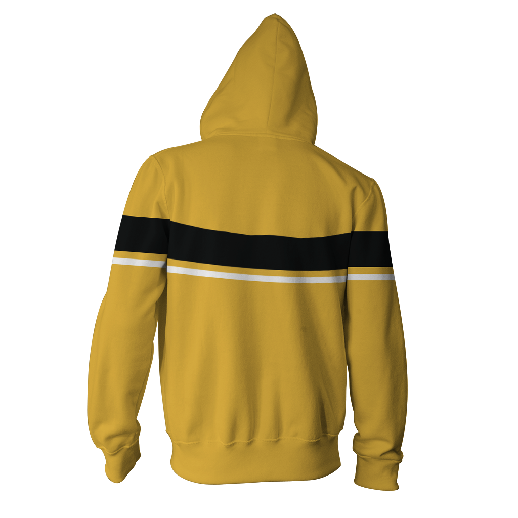 Hufflepuff Harry Potter Simple Style Zip Up Hoodie