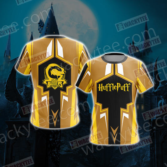 Harry Potter Hogwarts Castle - Hufflepuff House Wacky Style New Collection Unisex 3D T-shirt T-shirt