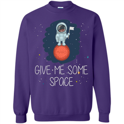 Give Me Some Space Funny Astronaut' Planet T-Shirt Orange