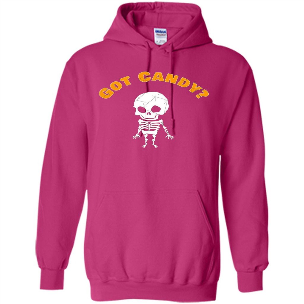 Cute Skeleton Asking For Candy Halloween T-shirt Heliconia
